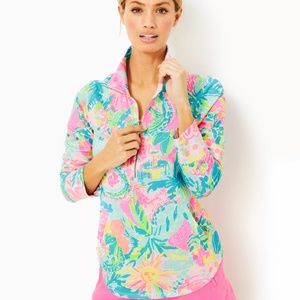 Lilly Pulitzer UPF 50+ Skipper Popover in Multi Sunshine State Of Mind